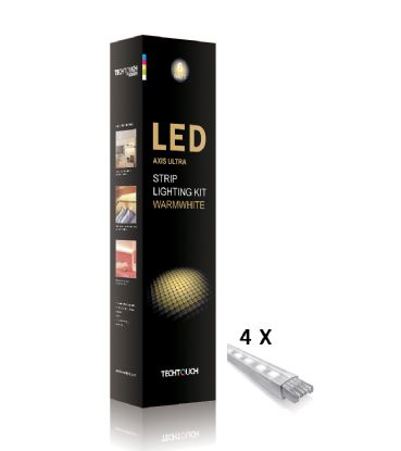 10172  Axis 6400K Kit 4x18 LED Rigid Strips (6W)